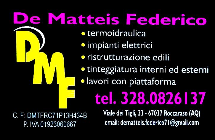 De Matteis Federico - Termoidraulica - Impianti elettrici