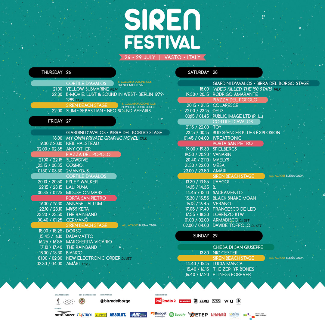 programma siren festival