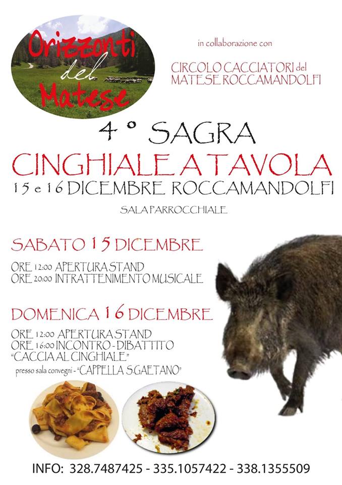 Sagra del Cinghiale 2018 - Roccamandolfi