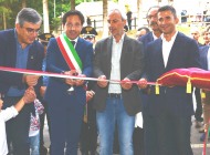 D'Alfonso, Paolucci e Di Donato all'inaugurazione del parcheggio di Roccaraso