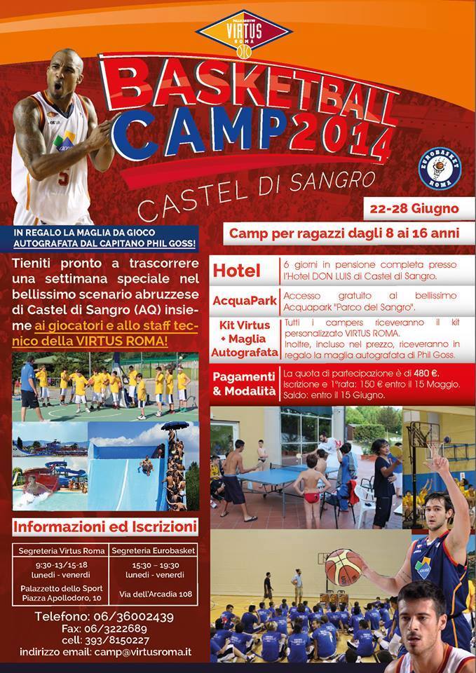 Basket - Castel di Sangro si prepara al Camp2014