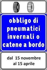 Abruzzo e Molise, ecco le strade dove c'è l'obbligo dei pneumatici da neve o catene a bordo