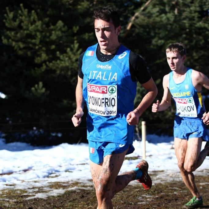 Milano, lo scontronese Daniele D'Onofrio in gara con il campione Gebrselassie