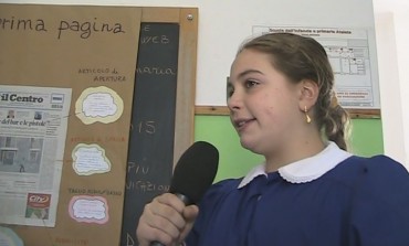 Giornalisti per un giorno alla 'Primaria' di Ateleta, gli alunni realizzano un videoservizio