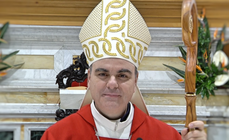 Mons. Michele Fusco nel carcere di Sulmona: "Sono venuto a portarvi la Parola di vita eterna"
