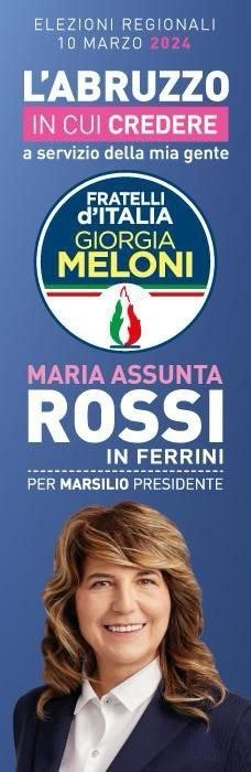 Elezioni Regionali Abruzzo 2024 - Fratelli d'Italia Maria Assunta Rossi