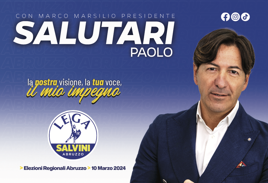 Paolo Salutari - Elezioni Regionali Abruzzo 2024