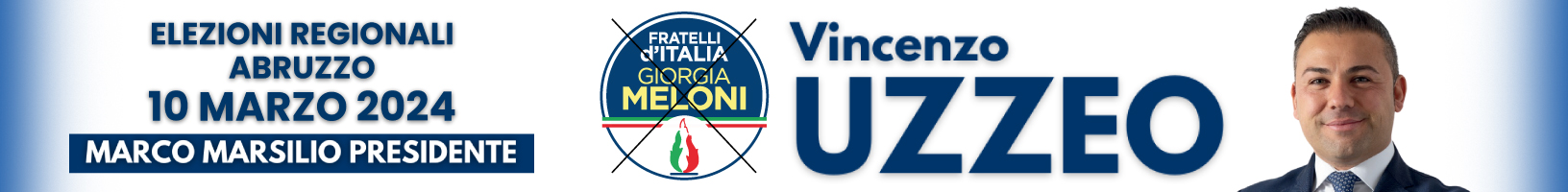 Vincenzo Uzzeo - Elezioni Regionali Abruzzo 2024