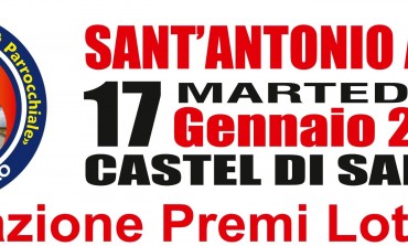 Castel di Sangro, ecco i numeri vincenti della lotteria di S. Antonio Abate