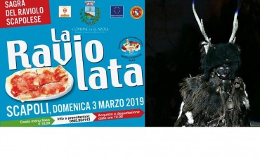 Il carnevale dell'Alta Valle del Volturno si festeggia con la Raviolata e Gl'Cierv