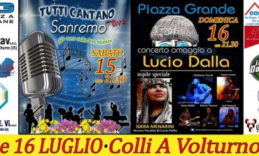 Colli a Volturno, 2 giorni di festa con spettacoli e concerti