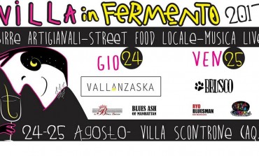 'Villa in Fermento', festival delle birre artigianali a Villa Scontrone: 24-25 agosto