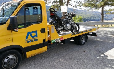 Incidente sul Piano delle Cinquemiglia: trasportato in elisoccorso motociclista di Castel di Sangro