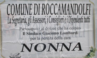 Roccamandolfi, lutto in casa del sindaco Lombardi: è morta la nonna Benedetta