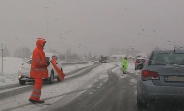 Neve in Alto Sangro, viabilità sicura sulle strade della provincia dell'Aquila
