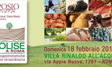 "Il Molise a Roma", domenica 18 febbraio i gourmet si ritrovano da 'Rinaldo all'acquedotto'