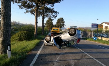 Castel di Sangro - Si ribalta con l'automobile, rischia la vita: trasportata all'Aquila con l'elisoccorso