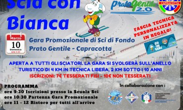 'Scia con bianca', gara promozionale a Capracotta sulle piste di Prato Gentile