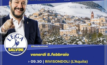 Regionali, il ministro Salvini a Rivisondoli per sostenere Giulia Donatelli
