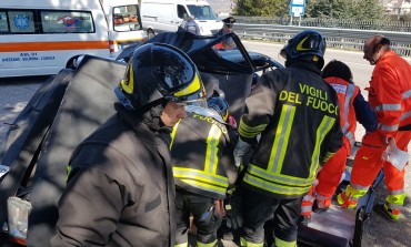 Castel di Sangro, incidente stradale: due feriti