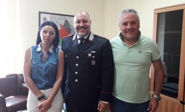 Carabinieri Castel di Sangro, il comandante Fabio Castagna riceve i giornalisti dell'Alto Sangro