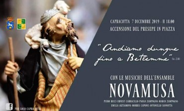 Capracotta, con le musiche dei Novamusa si accende il presepe in piazza: 7 dicembre
