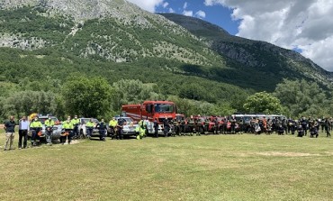 Prevenzione incendi, esercitazione nel cuore del Pnalm