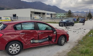 Incidente a Castel di Sangro dietro la zona industriale, feriti i conducenti