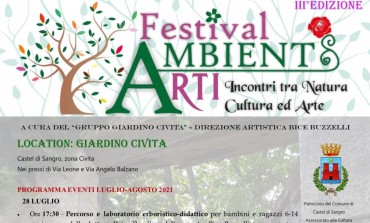 Festival AmbientARTI a Castel di Sangro, il "Giardino Civita" ospita la cultura e l'arte