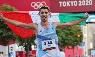 Roccaraso, le medaglie d'oro Stano e Palmisano in piazza Leone