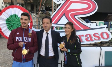 Le medaglie d'oro olimpiche a Roccaraso, i Giganti della marcia onorano la città