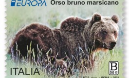 Ecco il francobollo dedicato all’orso bruno marsicano presentato a Pizzone