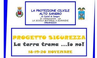 Simulazione di terremoto e incendio presso la Scuola dell'Infanzia A. Giannini di Castel Di Sangro