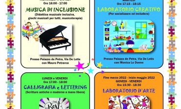 Laboratori creativi a Castel Di Sangro, attività pomeridiane gratuite