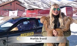 Matilde Brandi madrina del Roccaraso Snow Driving, inaugurata la pista su ghiaccio
