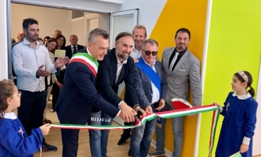 Ateleta: inaugurata la palestra della scuola, un'oasi immersa nella natura