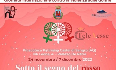 Pinacoteca Patiniana a Castel di Sangro presenta "Sotto il segno del Rosso" dal 24 novembre al 7 dicembre 2022