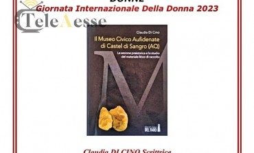 Casalbordino, Claudia Di Cino presenta il suo libro "Il Museo Civico Aufidenate di Castel di Sangro"