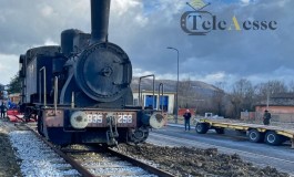 Il Treno a Vapore arriva a Castel di Sangro, il Parco Museale Ferroviario prende forma