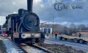 Il Treno a Vapore arriva a Castel di Sangro, il Parco Museale Ferroviario prende forma