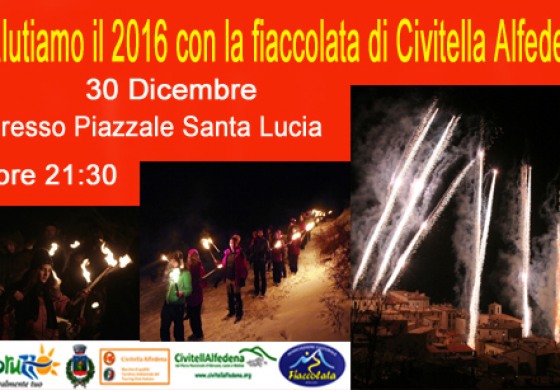 Fiaccolata di fine anno a Civitella Alfedena: 30 dicembre