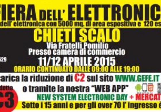 Weekend con la Fiera dell'Elettronica