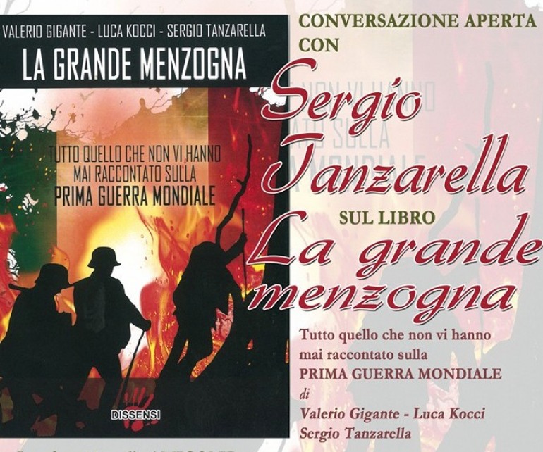 Agnone, incontro con l’autore: “La grande mezogna”. La parte oscura della I guerra mondiale