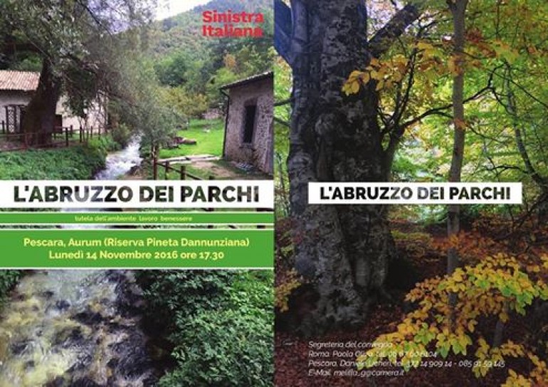L’Abruzzo nei parchi, domani il convegno a Pescara