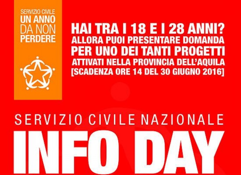 Servizio civile, “info day” a Castel di Sangro