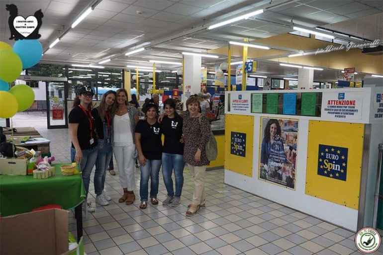 Castel di Sangro, la generosità degli amici a 4 zampe premia la colletta alimentare