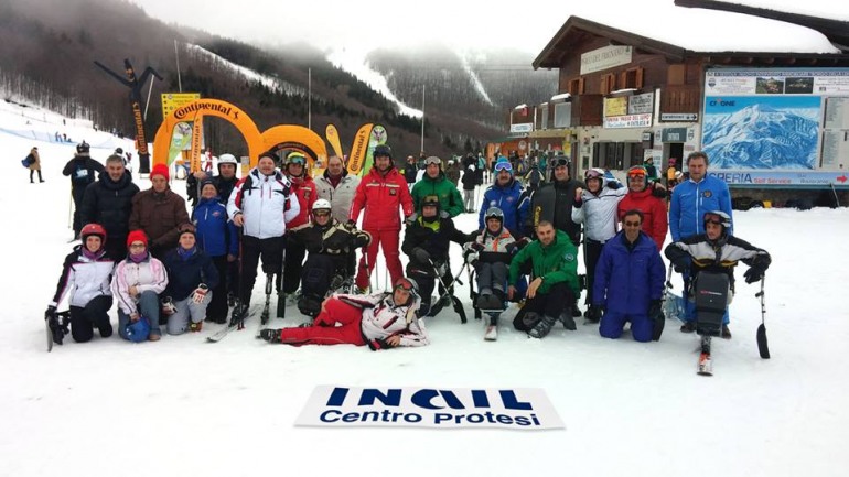 Roccaraso, i pazienti del centro protesi Inail sulle piste dell’Alto Sangro