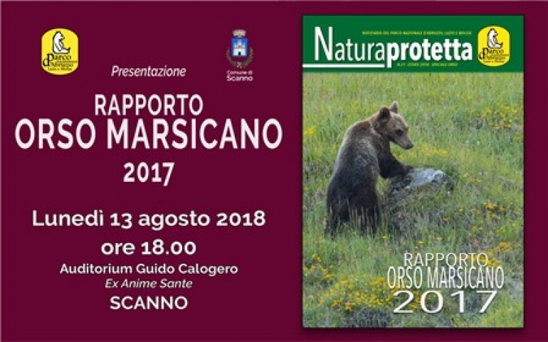 Scanno, presentazione del rapporto orso marsicano: lunedì 13 agosto