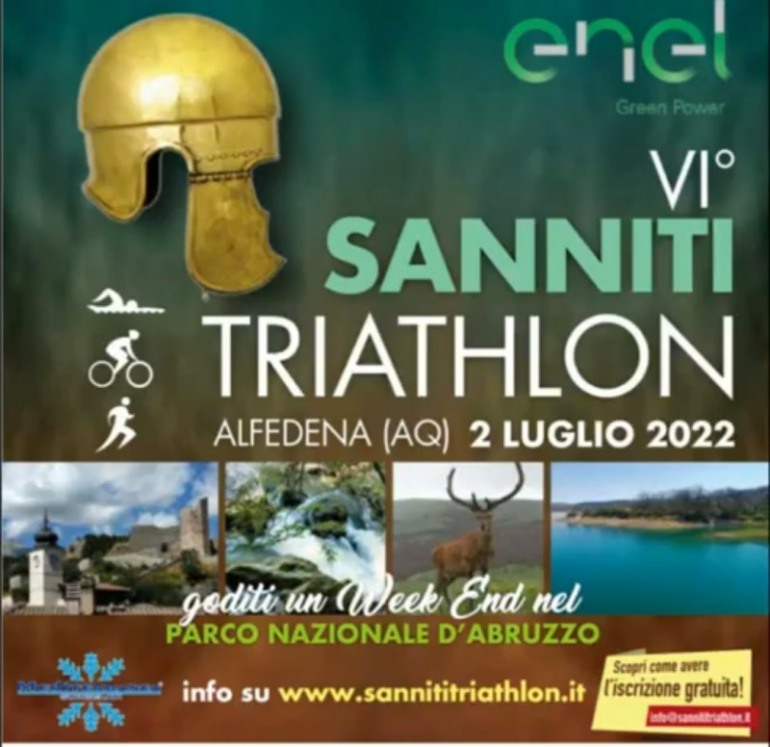 Alfedena: Triathlon dei Sanniti, 180 partecipanti sabato 2 luglio