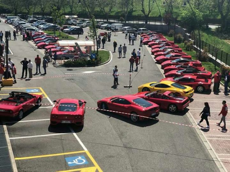 Castel di Sangro, raduno della scuderia Ferrari Club Viterbo: 8 – 9 giugno